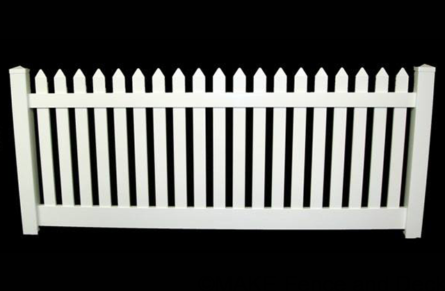 white vinyl picket fence belmont